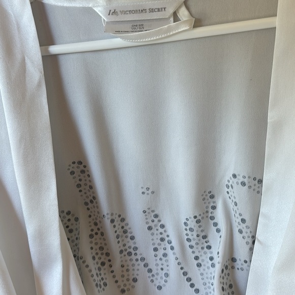 White Bride Satin Robe - Picture 4 of 4